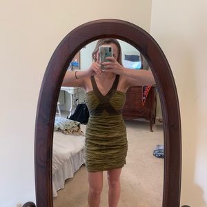 BCBG - Green cocktail dress